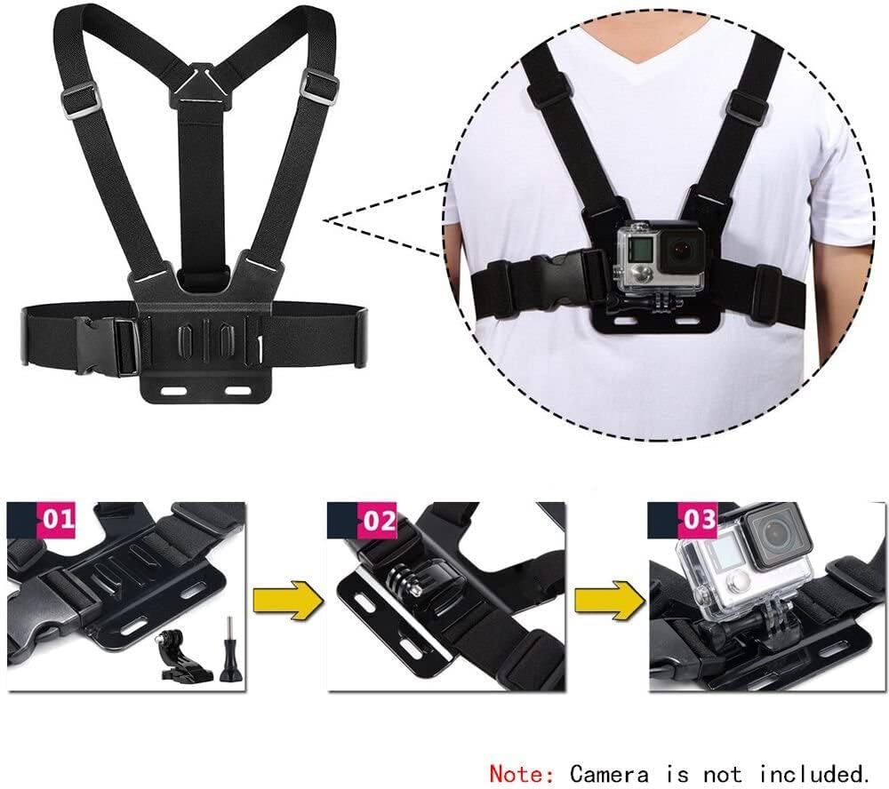 Kit d'accessoires : Support de - Action Camera Chest Strap Harness Mount avis et prix