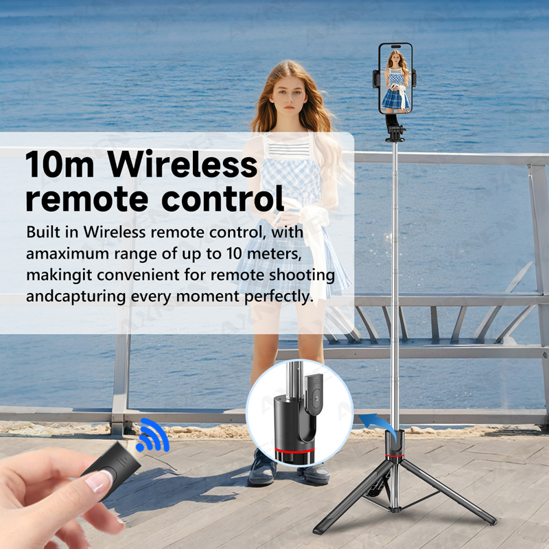 AXNEN F15 trépied perche à Sel - Action Camera Selfie Stick Invisible avis et prix